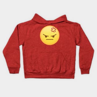 Angry face [D] Kids Hoodie